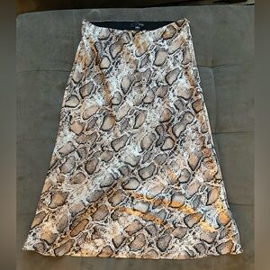 Snake skin Aqua Skirt (Medium)